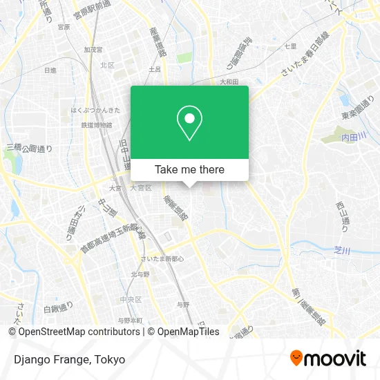 Django Frange map