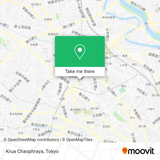 Krua Chaophraya map