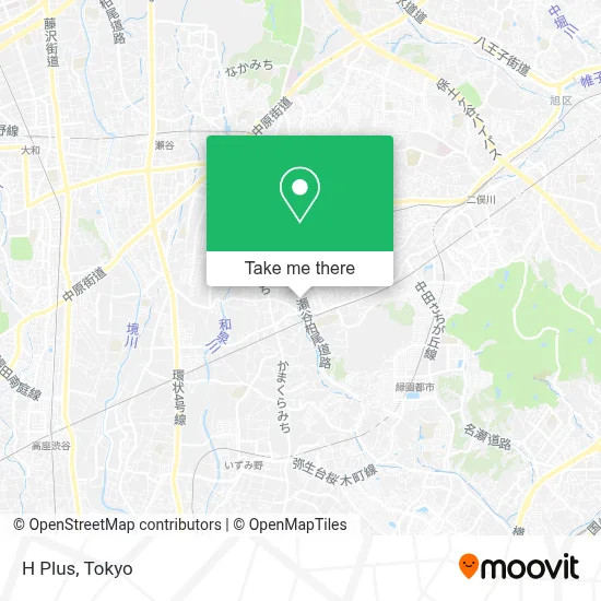 H Plus map