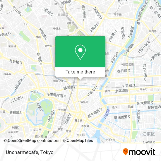 Uncharmecafe map