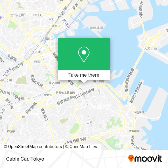 Cable Car map