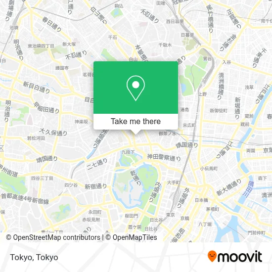 Tokyo map
