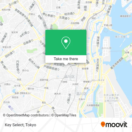 Key Select map