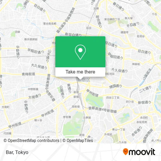 Bar map