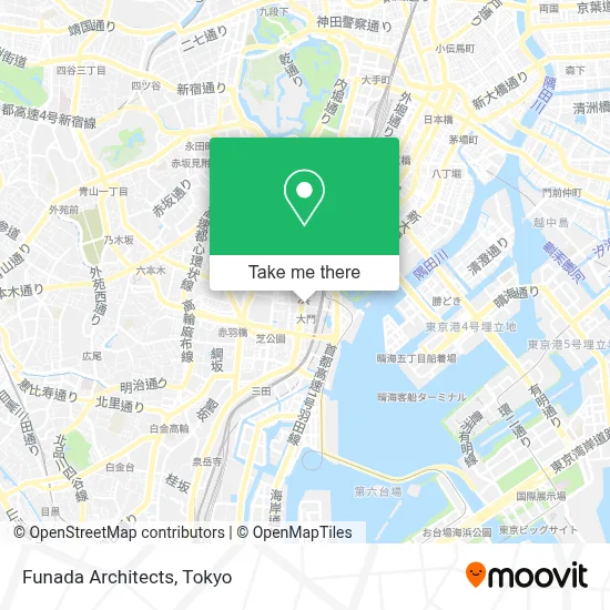 Funada Architects map