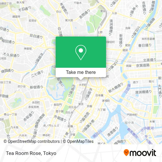 Tea Room Rose map