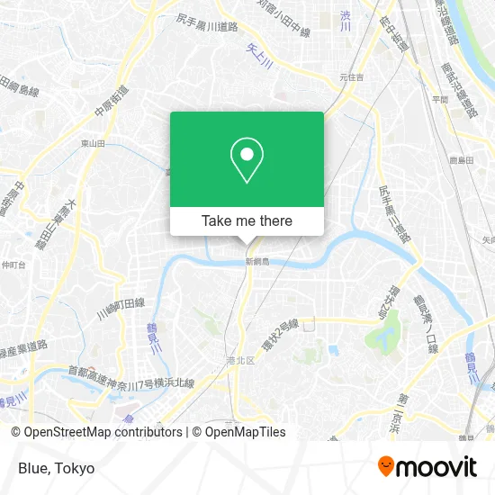 Blue map