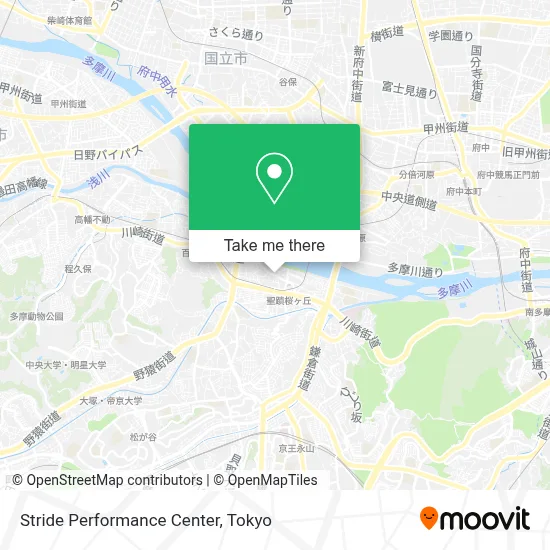 Stride Performance Center map