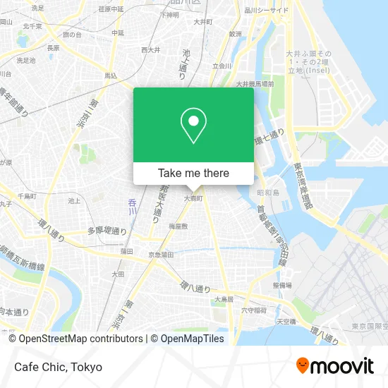 Cafe Chic map