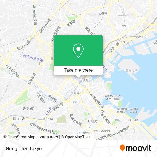 Gong Cha map