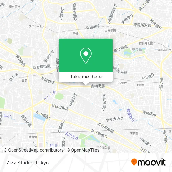 Zizz Studio map