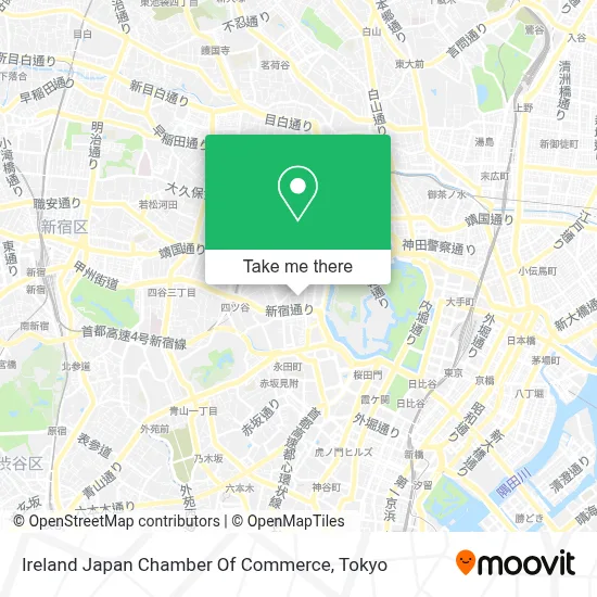 Ireland Japan Chamber Of Commerce map