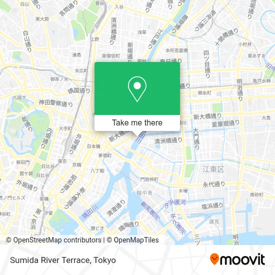 Sumida River Terrace map