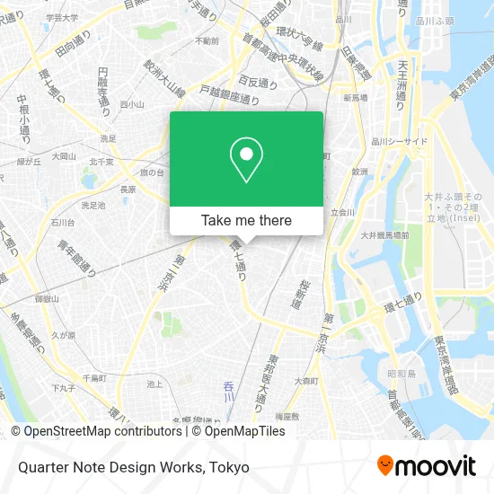 Quarter Note Design Works map