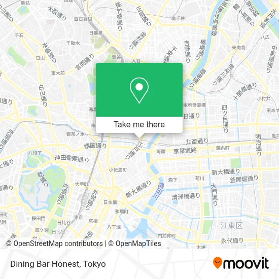 Dining Bar Honest map