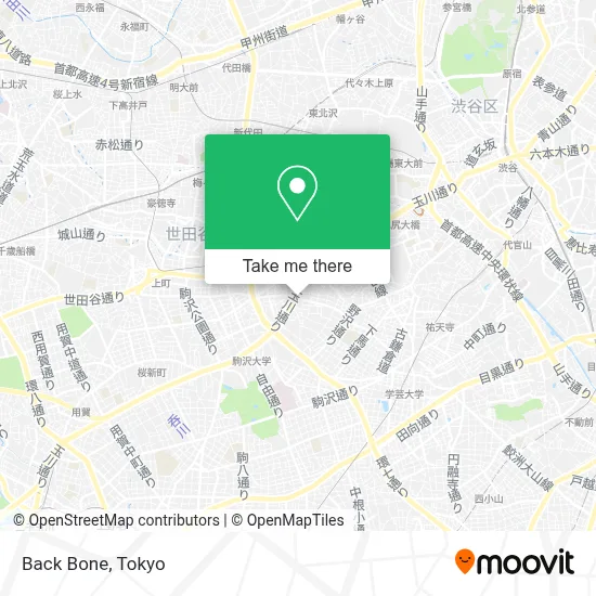 Back Bone map