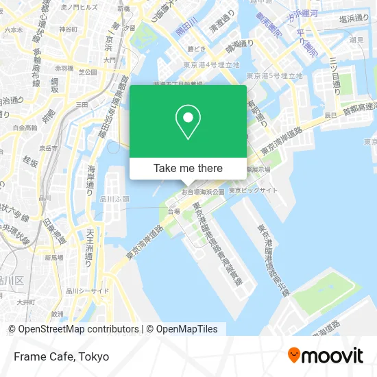 Frame Cafe map