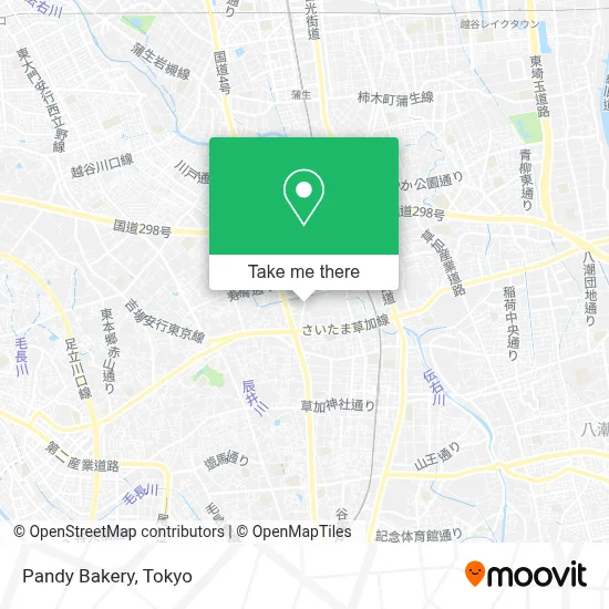 Pandy Bakery map