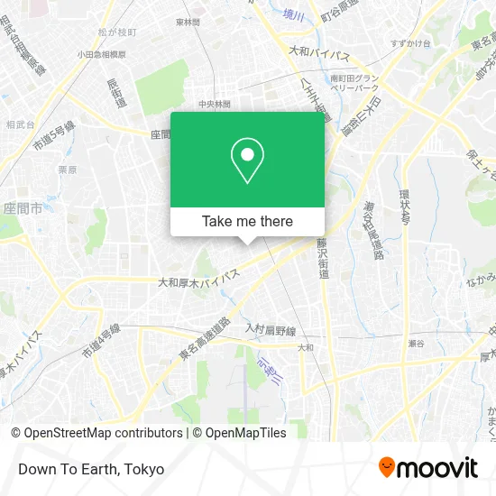 Down To Earth map