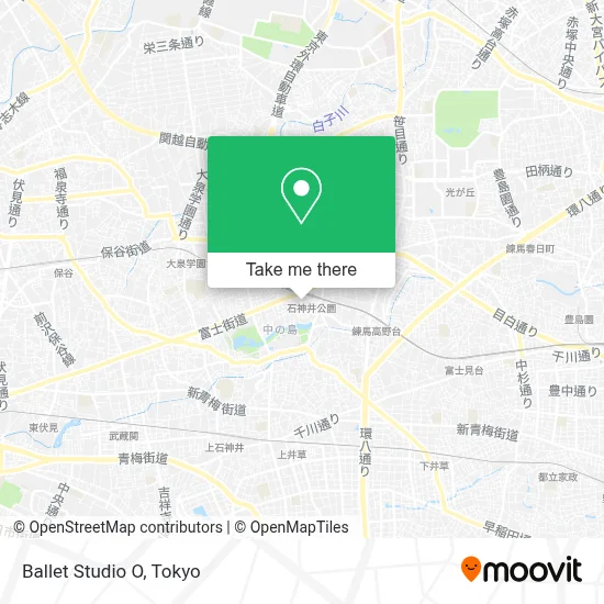 Ballet Studio O map