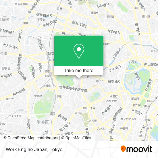 Work Engine Japan map