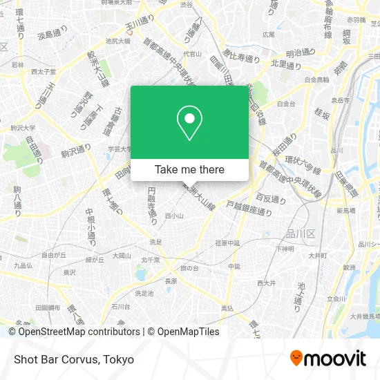 Shot Bar Corvus map