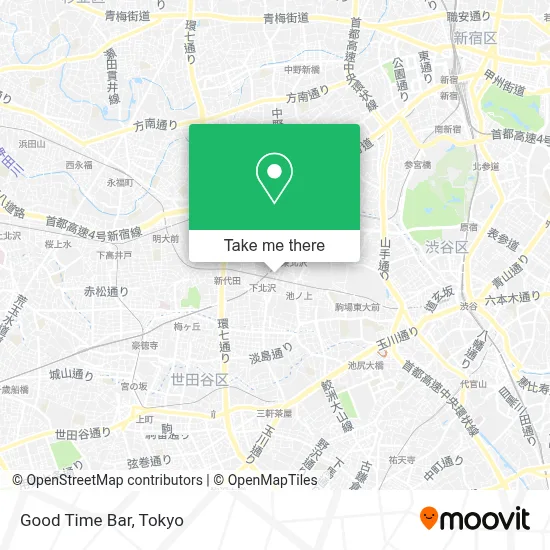 Good Time Bar map
