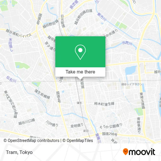 Tram map