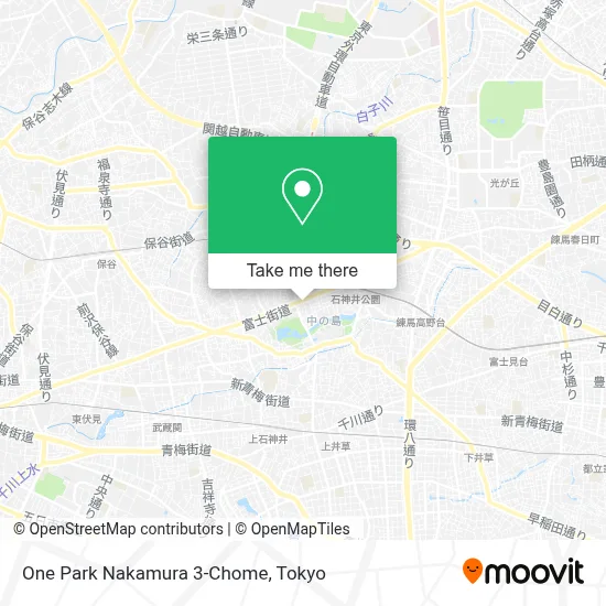 One Park Nakamura 3-Chome map