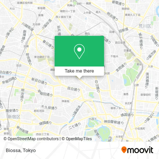 Biossa map