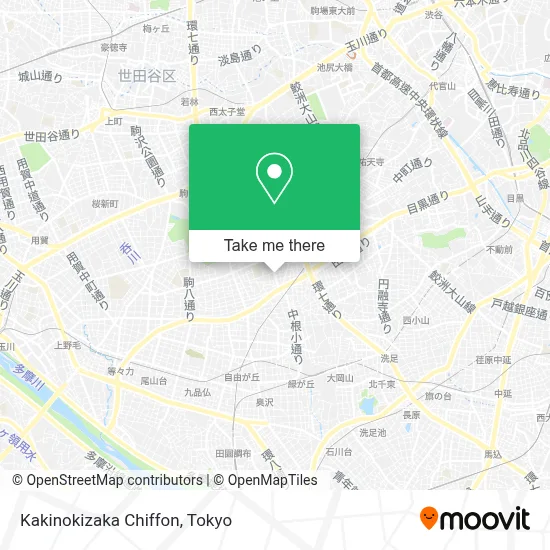 Kakinokizaka Chiffon map