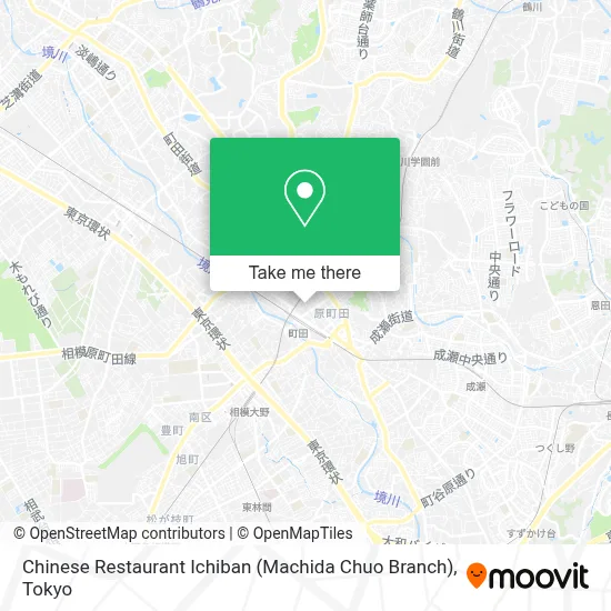 Chinese Restaurant Ichiban (Machida Chuo Branch) map