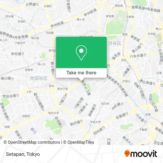 Setapan map