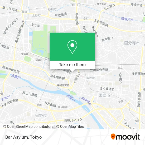 Bar Asylum map