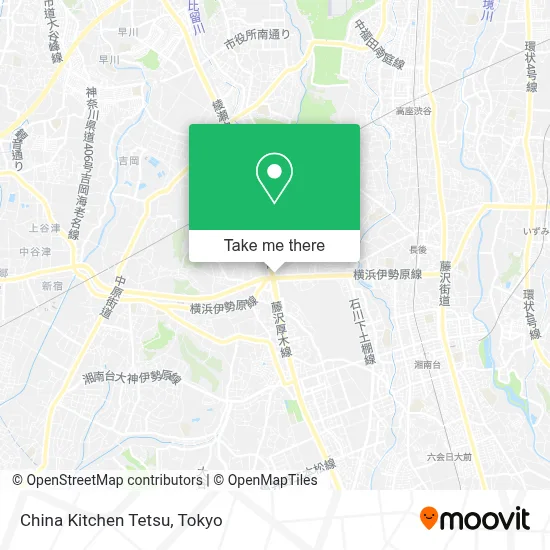 China Kitchen Tetsu map