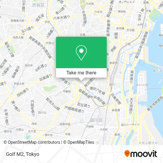 Golf M2 map
