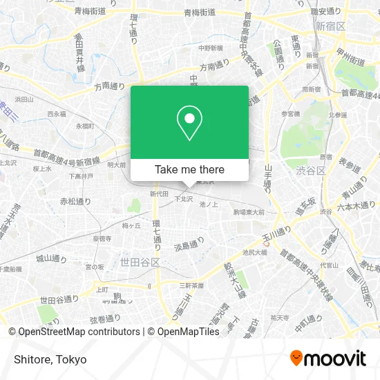 Shitore map