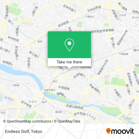 Endless Golf map