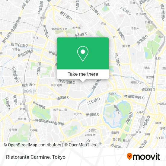 Ristorante Carmine map