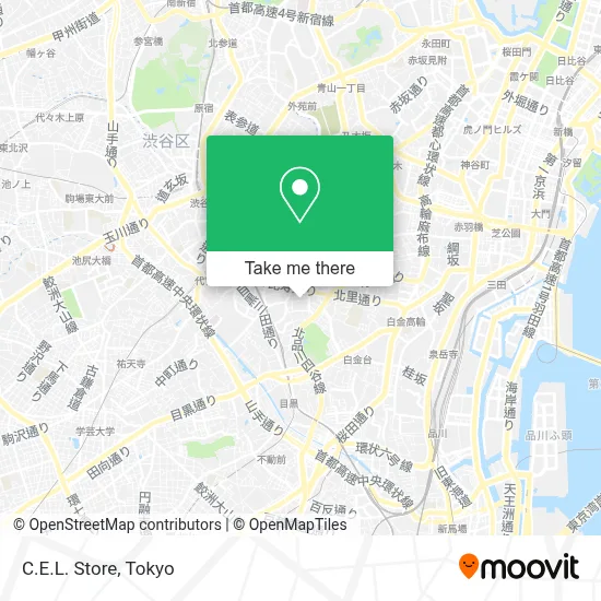 C.E.L. Store map