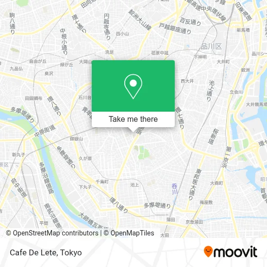 Cafe De Lete map
