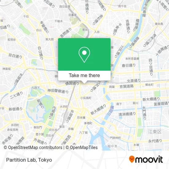 Partition Lab map