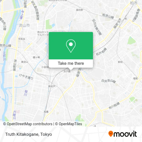 Truth Kitakogane map