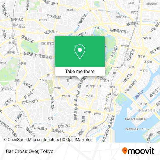 Bar Cross Over map