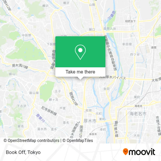 Book Off map