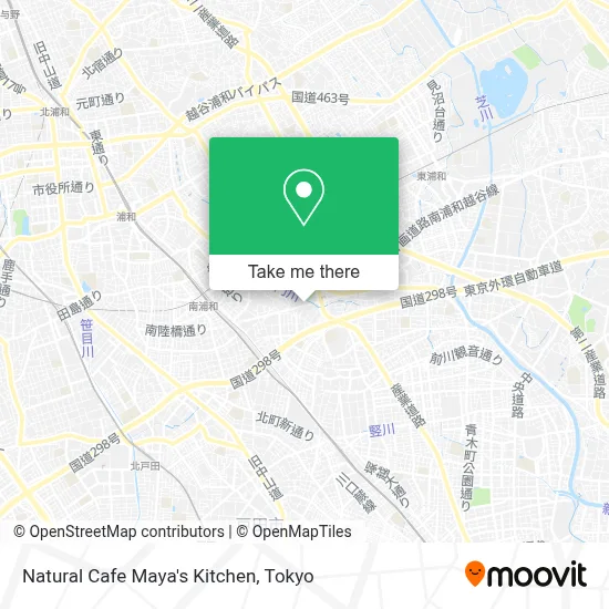 Natural Cafe Maya's Kitchen map