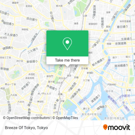Breeze Of Tokyo map