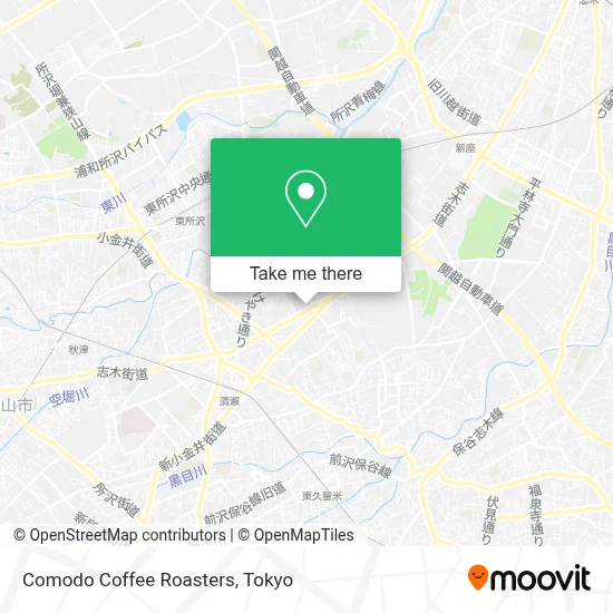 Comodo Coffee Roasters map