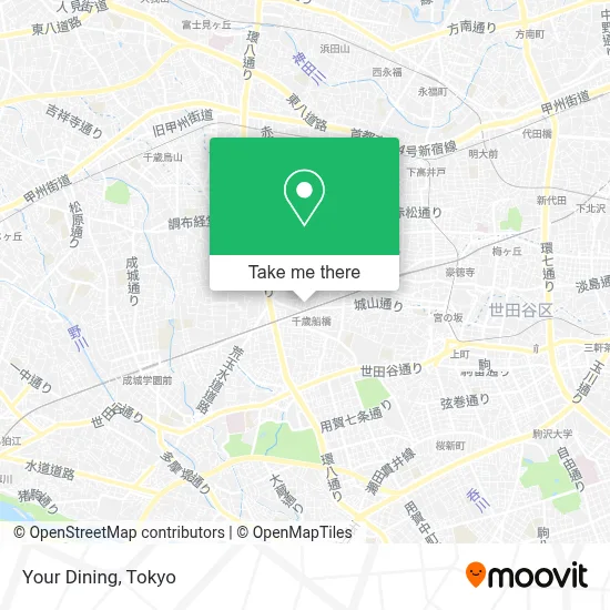 Your Dining map