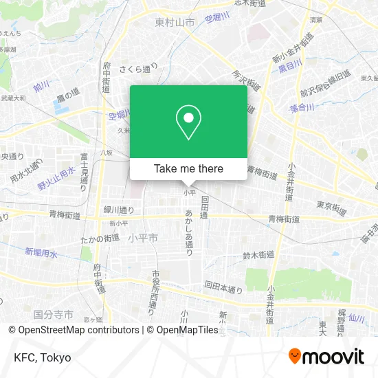 KFC map